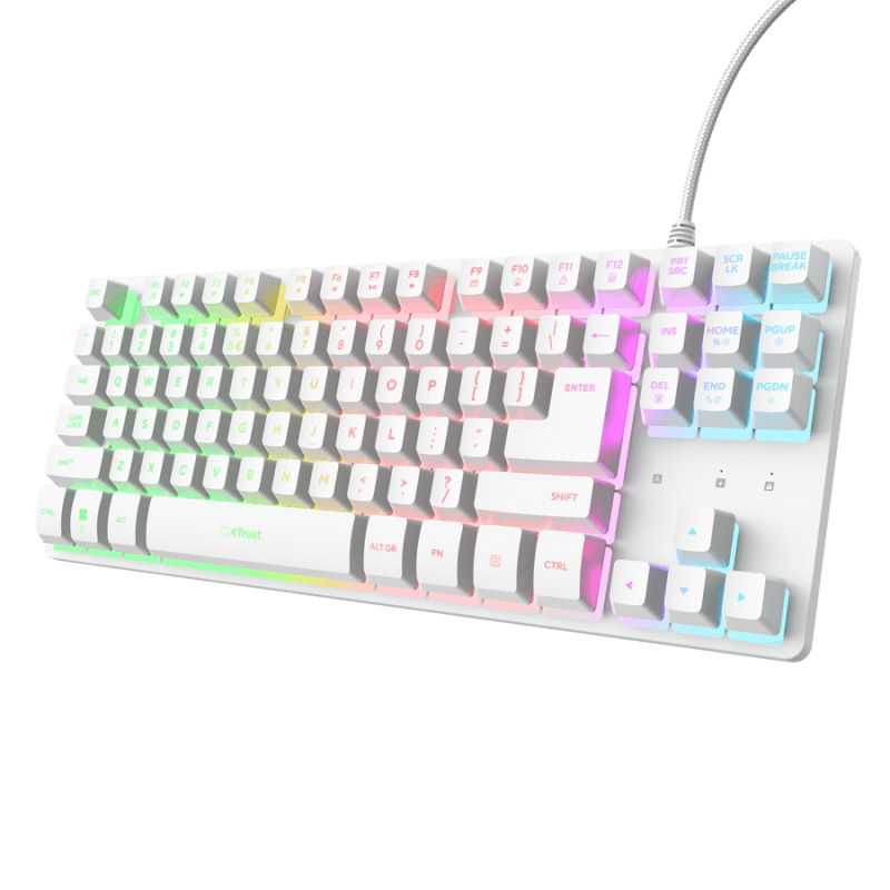 Tastatura Trust cu fir GXT833W Thado TKL, numar butoane 87,