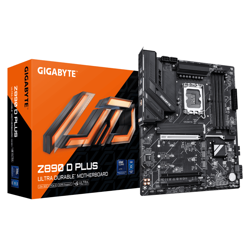 Placa de baza Gigabyte Z890 D PLUS, Socket 1851, DDR5,