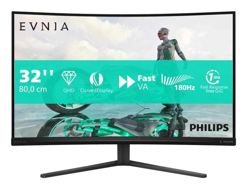 Monitor Philips 31.5" 32M2C3500L/00, Curvature: 1500R, Diagonal (inch): 31.5, Diagonal