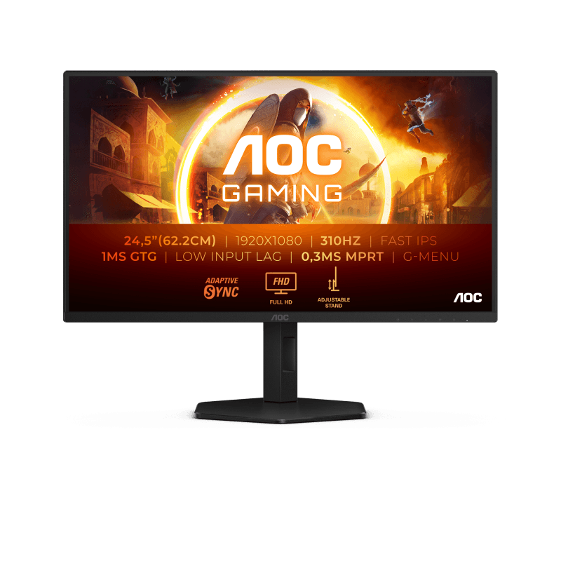 Monitor AOC 24.5" 25G4SXU, Diagonal (inch): 24.5, Diagonal (cm): 62.2,