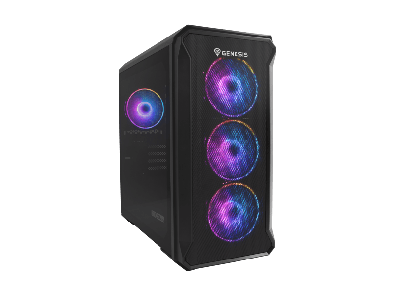 Carcasa GENESIS Irid 503 ARGB, Mini Tower, Black