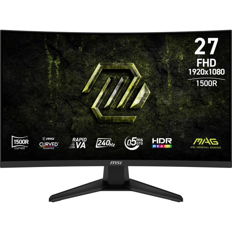 Monitor MSI 27" MAG 275CF X24, Curvature: 1500R, Diagonal (inch):