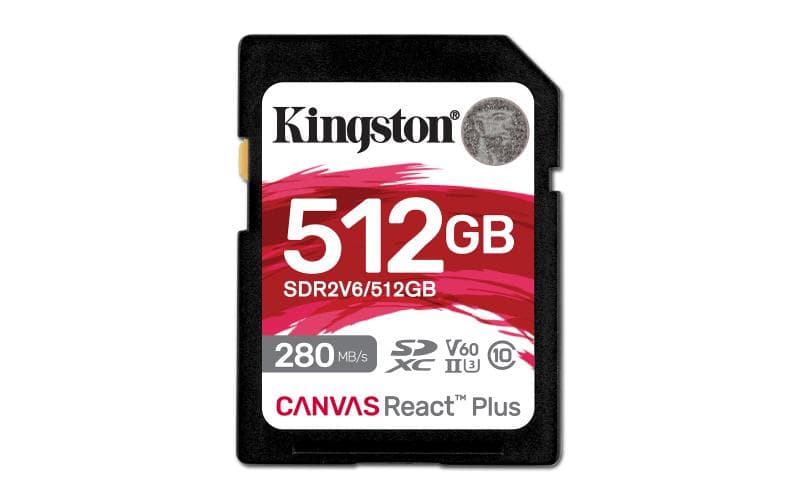 Card de Memorie SDXC Kingston 512GBCanvas React Plus