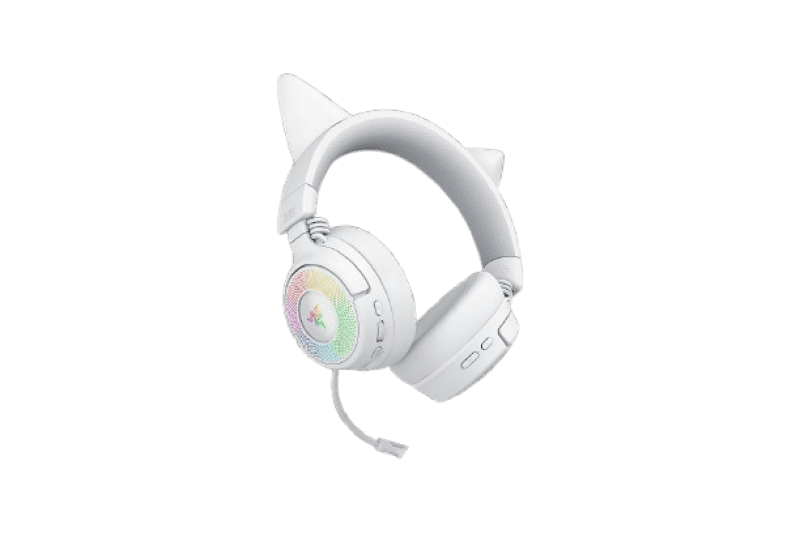 Casti Gaming Head-band Razer Kraken Kitty V3 Pro, wireless, Alb