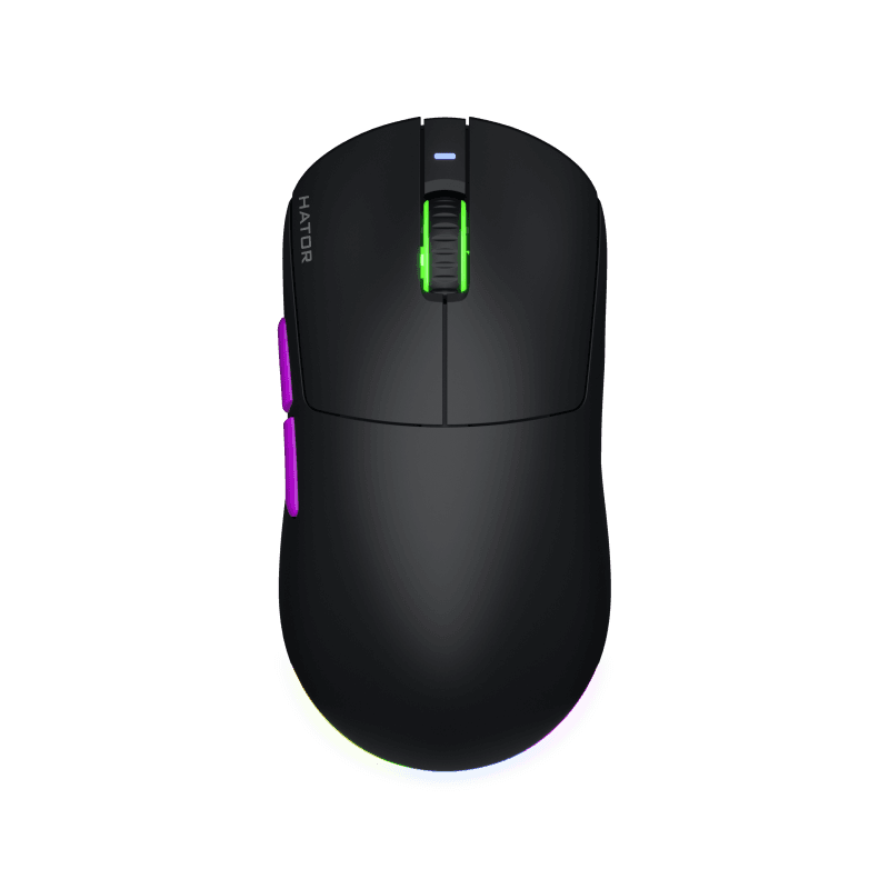 Mouse wireless Hator Quasar 3 ULTRA 8K, conectivitate 2.4GHz, bluetooth