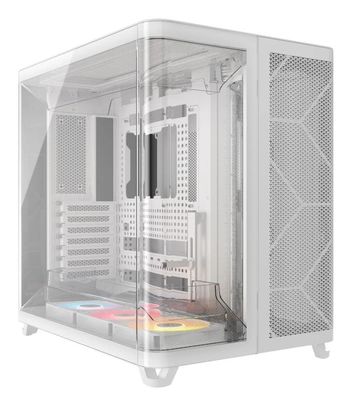 Carcasa CORSAIR AIR 5400 RS-R ARGB, Cube Tower, White