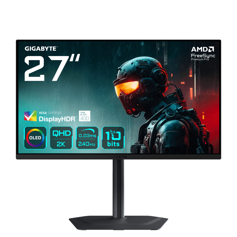 Gigabyte MO27Q2 gaming monitor diagonala 27", 590.42 x 333.72 mm,