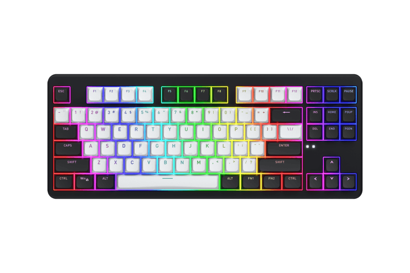Tastatura mecanica wirelss Hator Rockfall 3 Mecha TKL conectivitate USB,