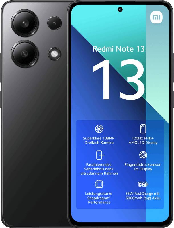 Telefon XIAOMI Note 13, Hybrid SIM, 8 GB RAM, 256
