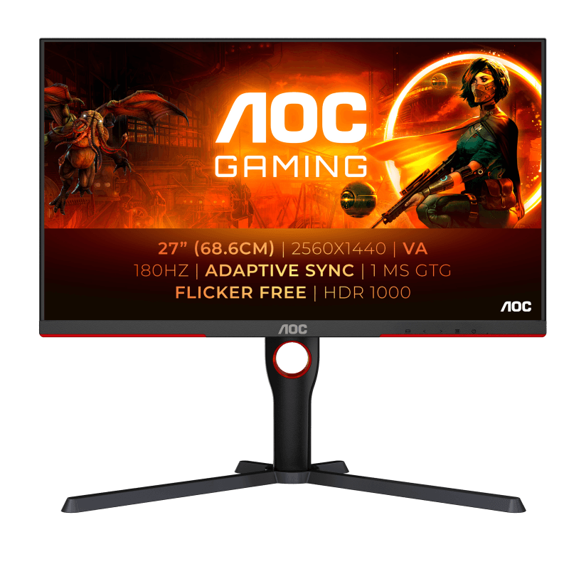 Monitor AOC 27" Q27G3XMN/BK