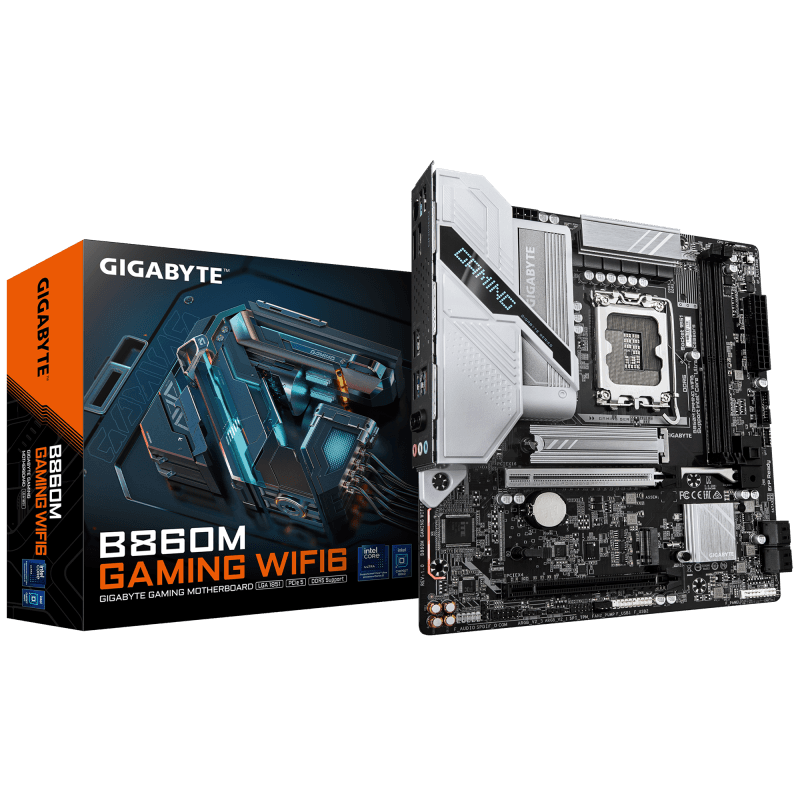 Placa de baza Gigabyte B860M GAMING WIFI6, Socket 1851, DDR5,