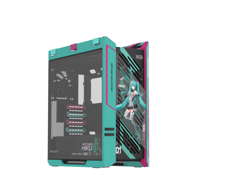 Carcasa ASUS ROG Strix Helios II Hatsune Miku Edition, Mid