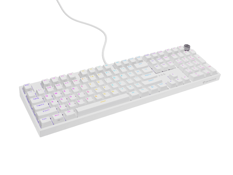 Tastatura gaming mecanica cu fir Genesis Thor 404, iluminare RGB,