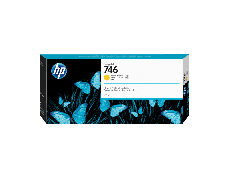 Cartus cerneala HP Yellow Nr.746 P2V78A 300Ml Original HP DesignJet