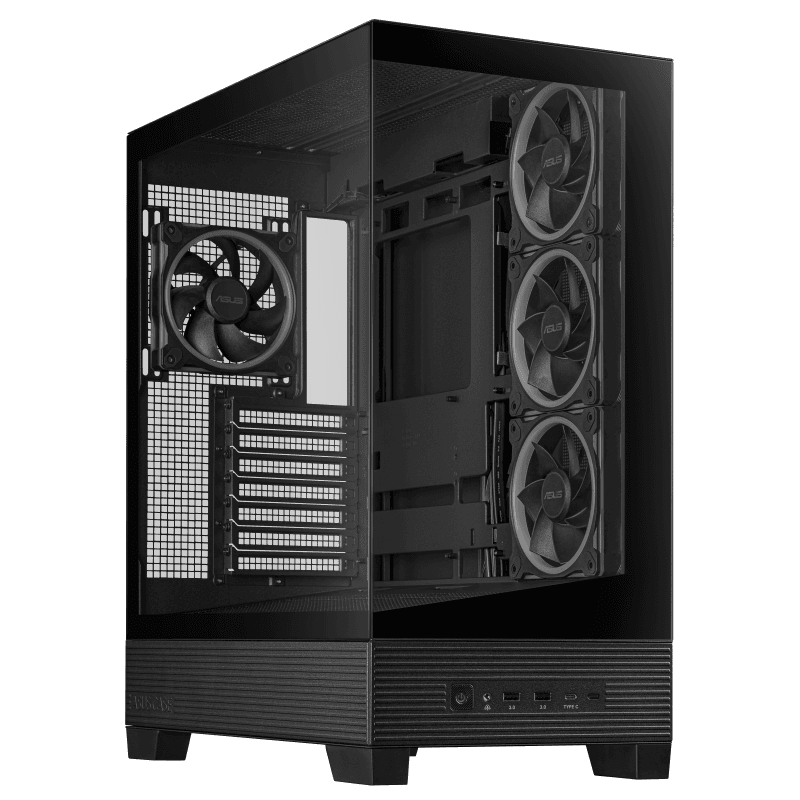 Carcasa ASUS A31 Plus TG ARGB, Mid Tower, Black