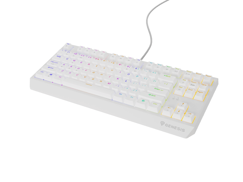 Tastatura gaming mecanica cu fir Genesis Thor 230 TKL, iluminare