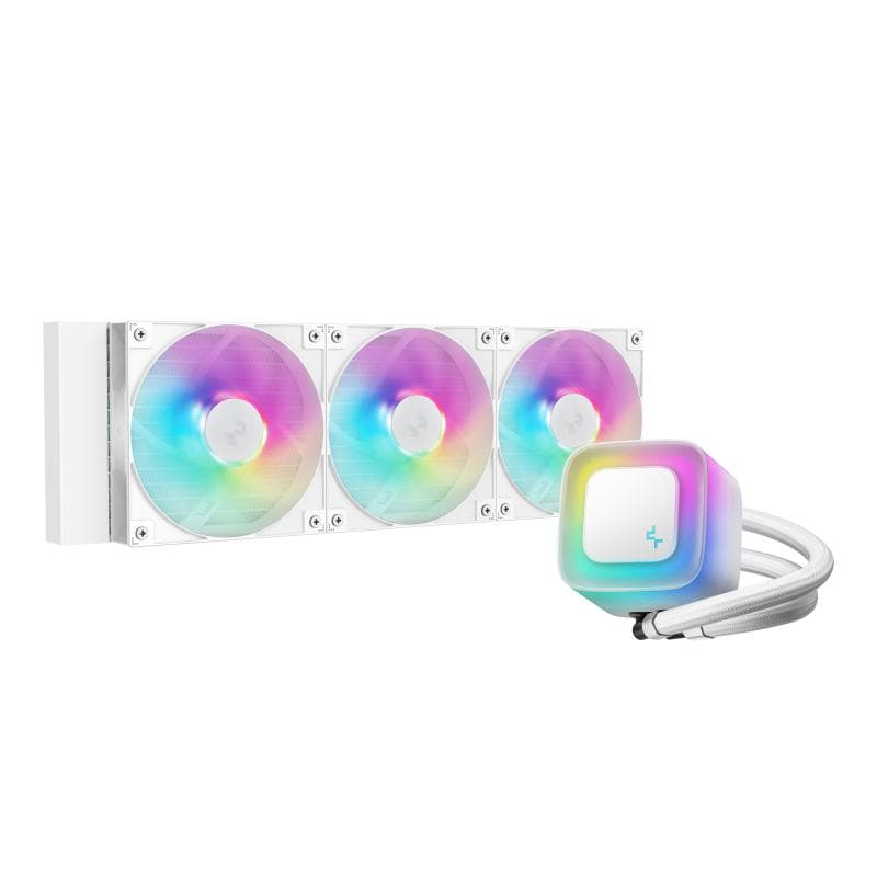 Cooler Procesor DEEPCOOL LE360 V2 ARGB ALB, marime radiator 402mm,