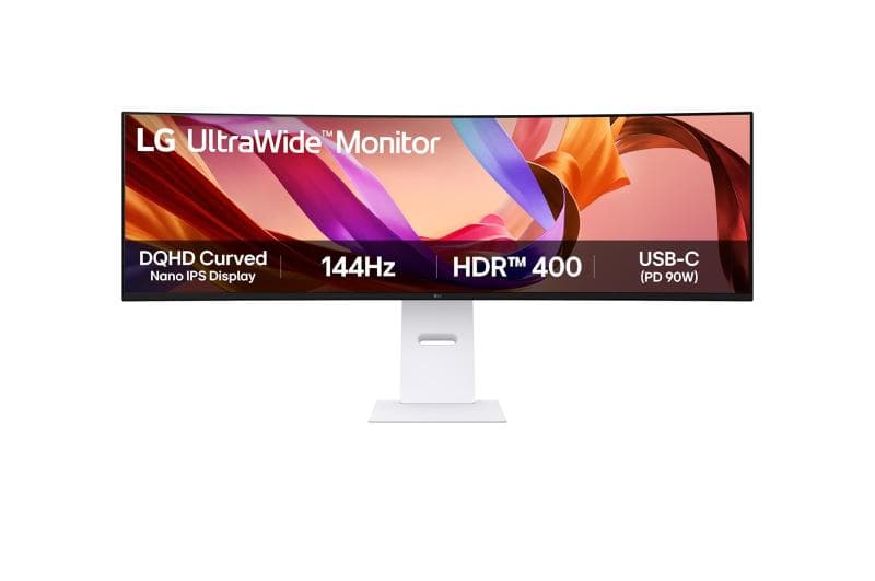 Monitor LG 49" 49U950A-W.AEU, Curvature: 3800R, Diagonal (inch): 49, Diagonal