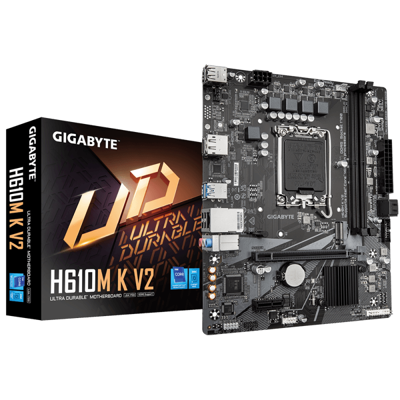 Placa de baza Gigabyte H610M K V2, Socket 1700, DDR5,