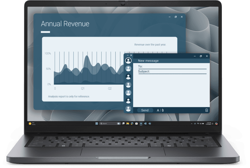 Laptop Business DELL Pro 14, cu procesor AMD Ryzen 5