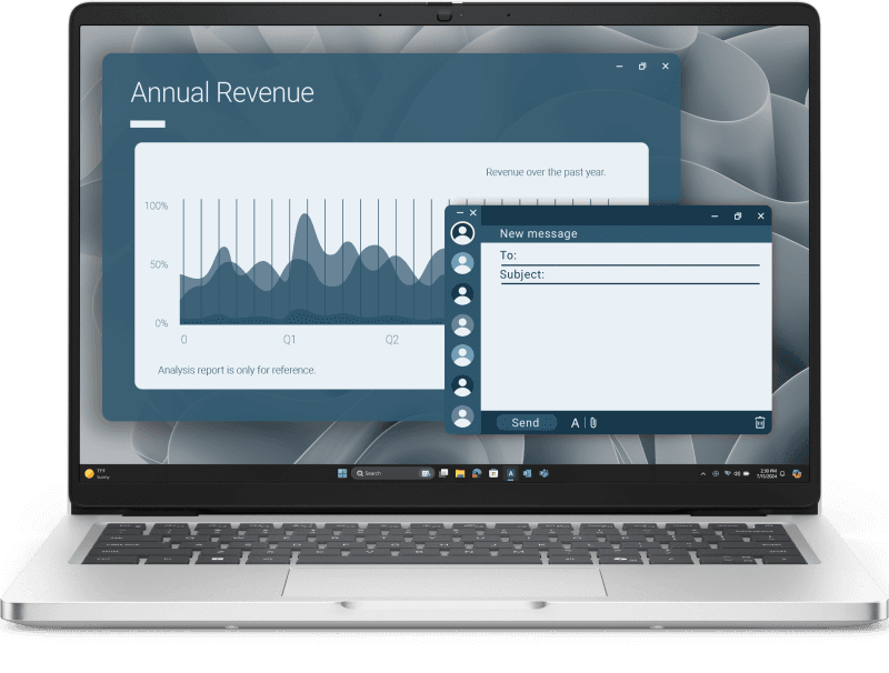 Laptop Business DELL Pro 14 PC14255, cu procesor Ryzen AI