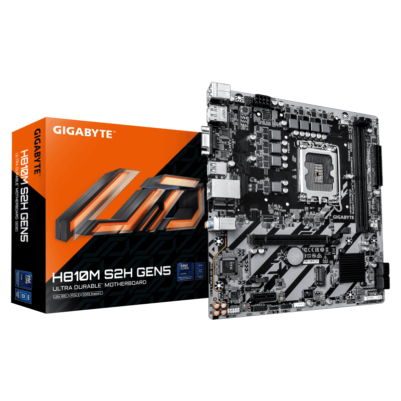 Placa de baza Gigabyte H810M S2H GEN5, Socket 1851, DDR5,