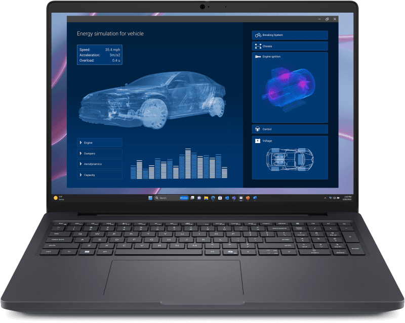 Laptop Workstation DELL Pro Max 16, cu procesor Ryzen AI