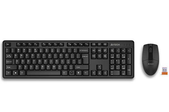 Kit TASTATURA si Mouse A4TECH, „GK-3+G3-330N", wireless, 104 taste format - 2