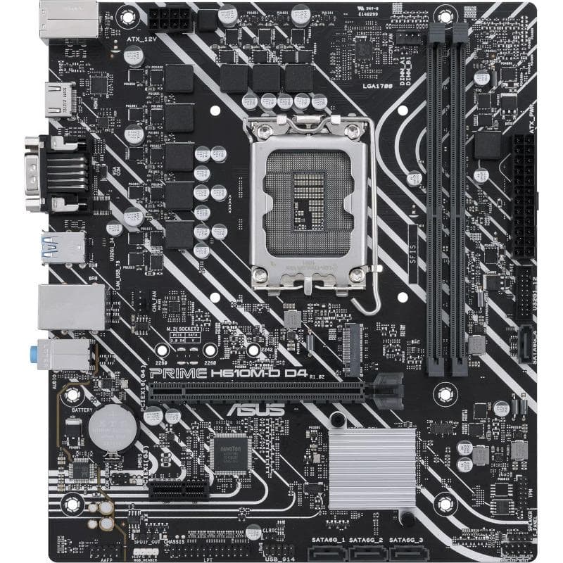 Placa de baza ASUS PRIME H610M-D D4, LGA 1700, DDR4,