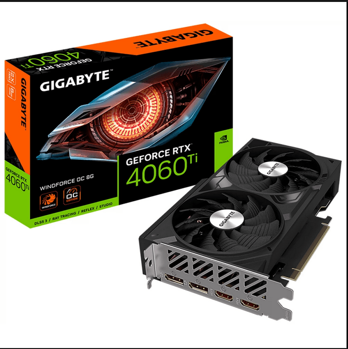 Placa video Gigabyte GeForce RTX 4060 Ti WINDFORCE OC, 8GB
