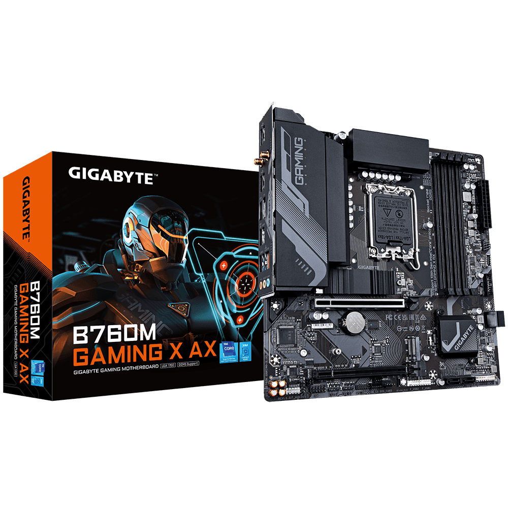 Placa de baza Gigabyte B760M Gaming X AX, LGA 1700,