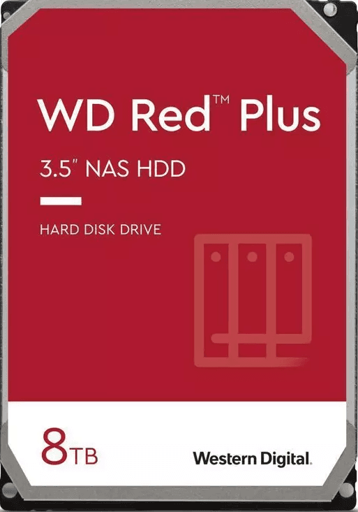 HDD NAS WD Red Plus, 8 TB, 5640 RPM, 256