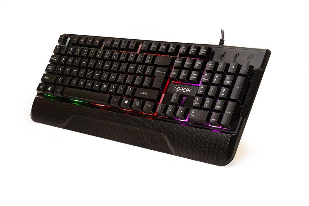 KIT Gaming Tastatura si Mouse Spacer SPGK-INVICTUS cu fir, USB, - 2