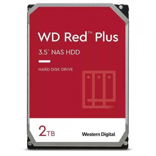 HDD NAS WD Red Plus, 2 TB, 5400 rpm, 128