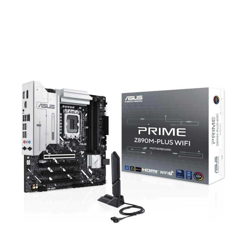 Placa de baza ASUS PRIME Z890M-PLUS WIFI, Socket 1851, DDR5,