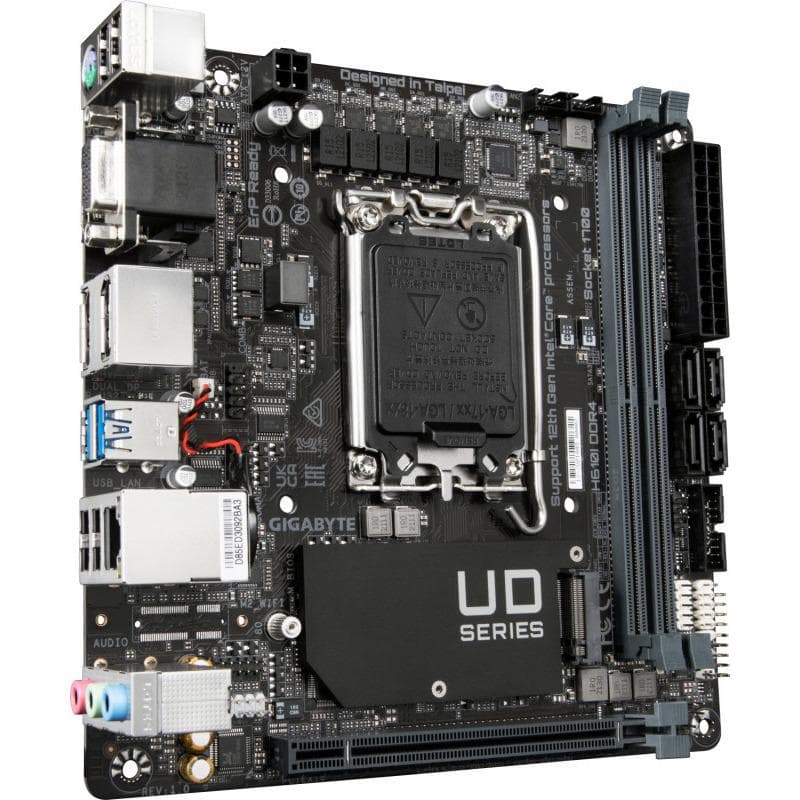 Placa de baza Gigabyte H610I, Socket 1700, DDR4, Mini-ITX - 2