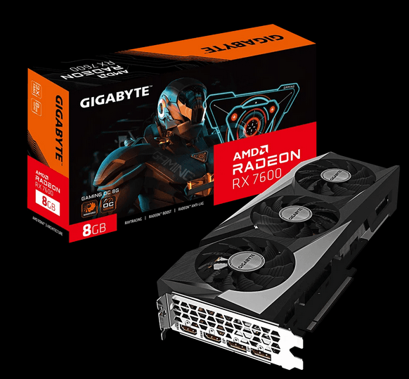 Placa video Gigabyte Radeon RX 7600, 8GB GDDR6, PCI Express