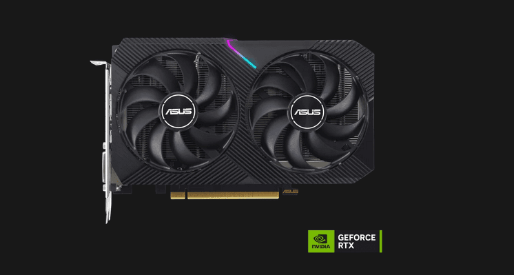 Placa video ASUS GEFORCE RTX 3050, 8GB GDDR6, PCI Express