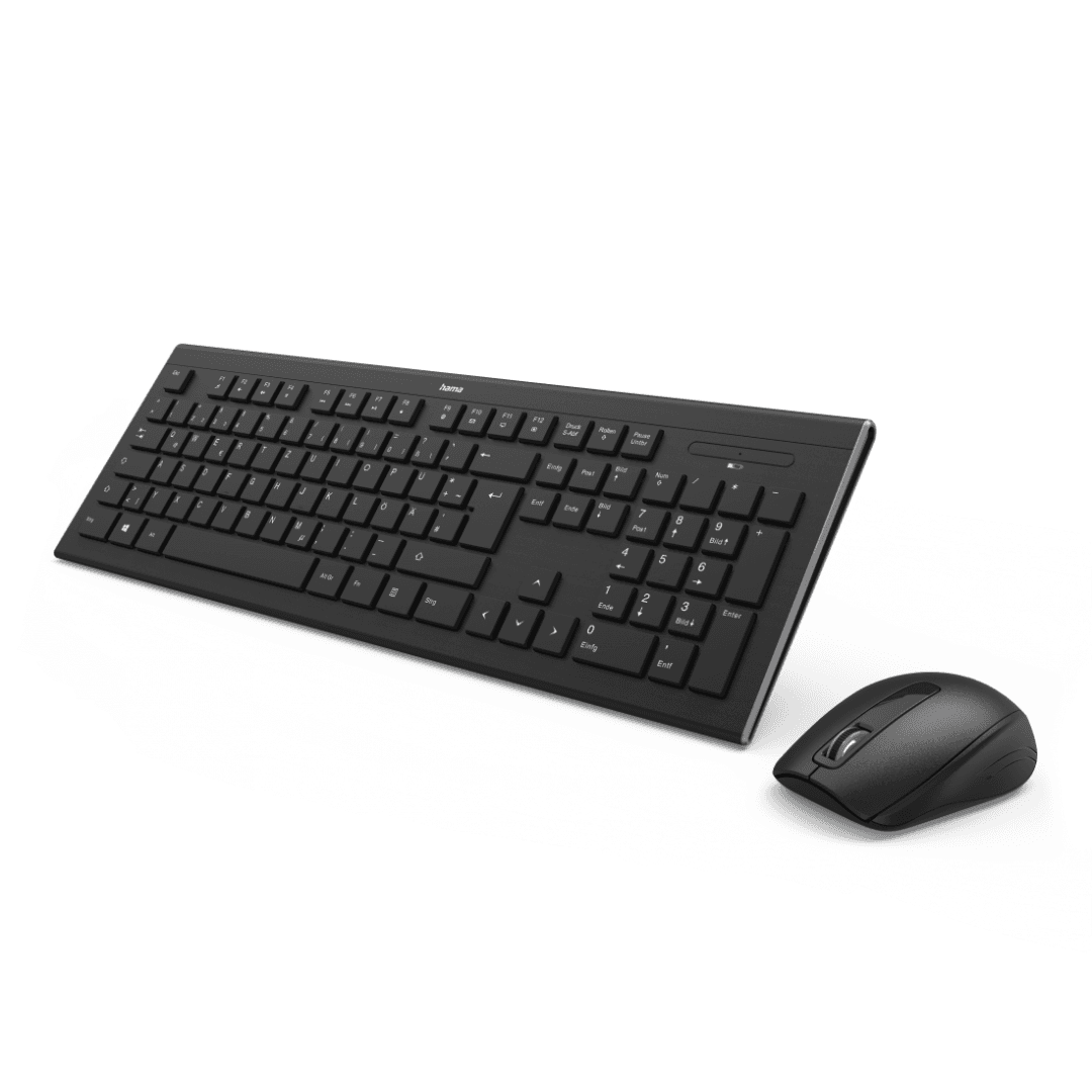 Kit tastatura + mouse Hama Cortino, 105 taste, 800/1200/1600 DPI - 2