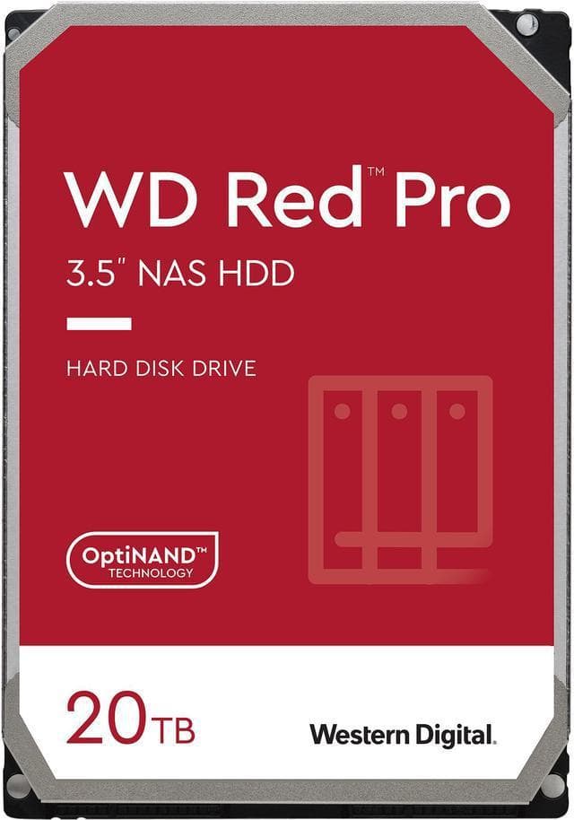 HDD NAS WD Red Plus, 20TB, 7200 RPM, 512MB, Serial - 2