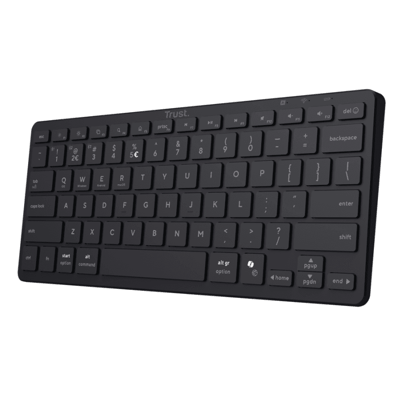 Tastatura Trust Nado 2 Wireless, 13 taste media, material ABS,