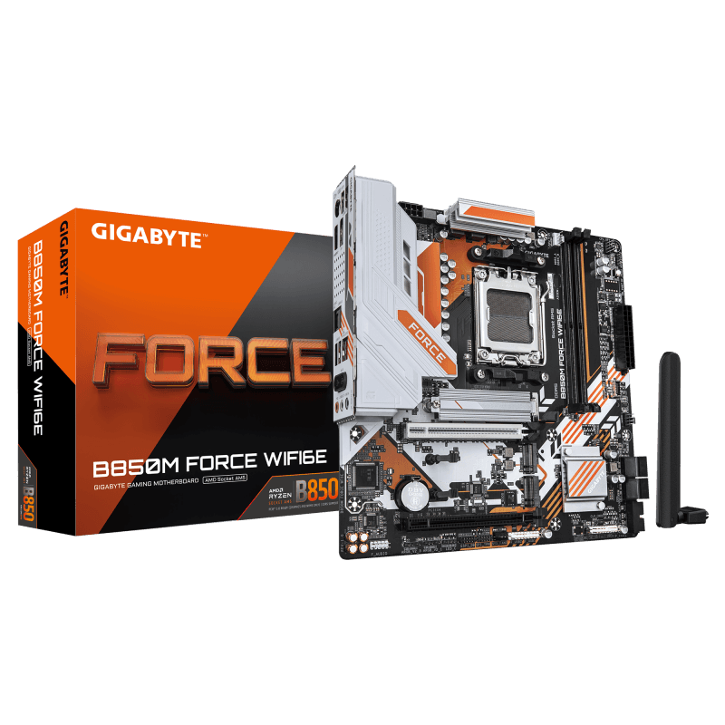 Placa de baza Gigabyte B850M FORCE WIFI6E, Socket AM5, DDR5,