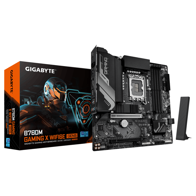 Placa de baza Gigabyte B760M Gaming X WiFi6E Gen5, LGA