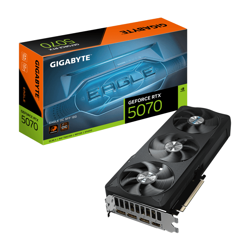 Placa video Gigabyte GEFORCE RTX 5070 EAGLE OC SFF, 12GB