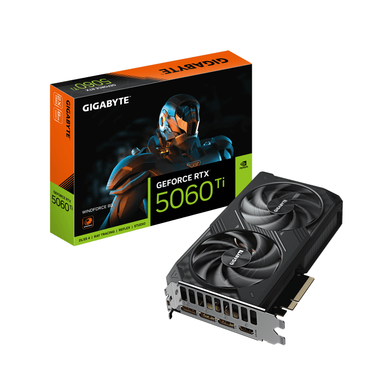 Placa video Gigabyte GEFORCE RTX 5060 Ti, 8GB GDDR7, PCI