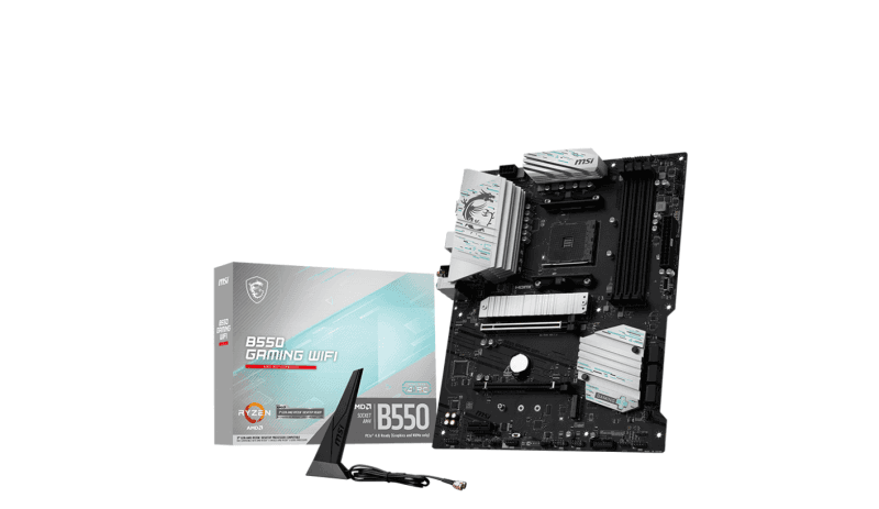 MSI B550 GAMING WIFI. Processor manufacturer: AMD, Processor socket: Socket
