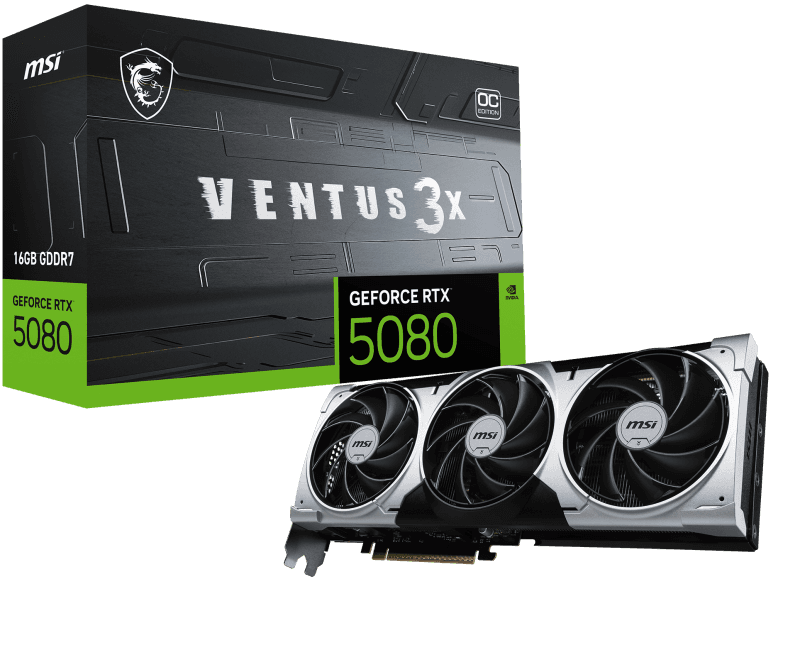 Placa video MSI VENTUS GEFORCE RTX 5080 3X OC PLUS,