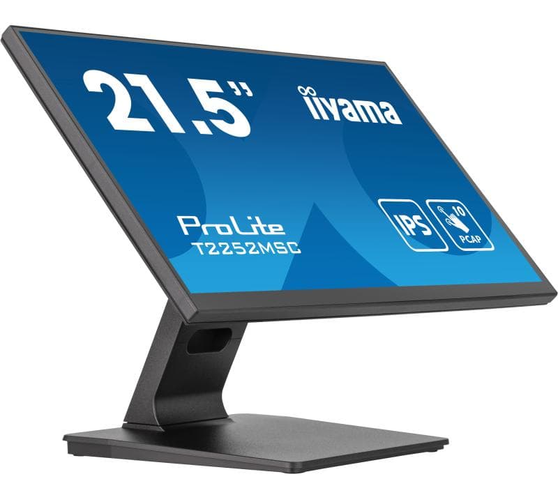 iiyama ProLite T2252MSC-B2. Display diagonal: 54.6 cm (21.5"), Display resolution: