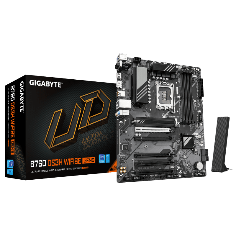Placa de baza Gigabyte B760 DS3H WIFI6E GEN5, Socket 1700,