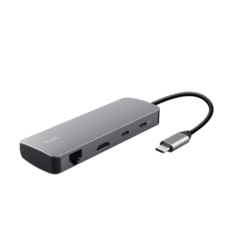 Adaptor Trust Dalyx 8 in 1, USB 3.2 gen 1,